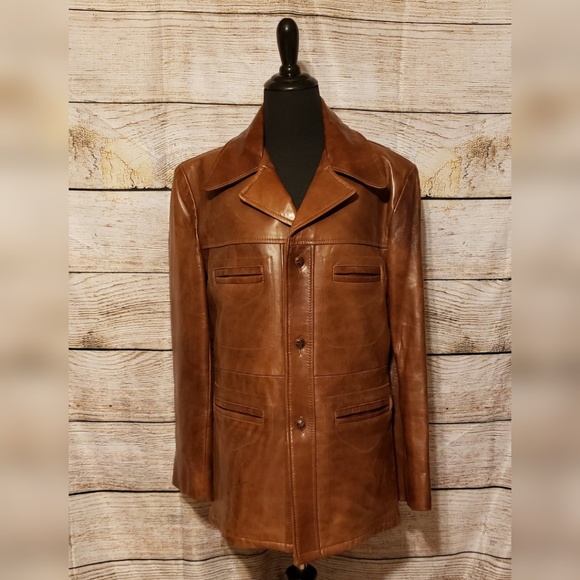 A Robert Lewis Idea Other - 1970 Vintage Lambskin leather jacket